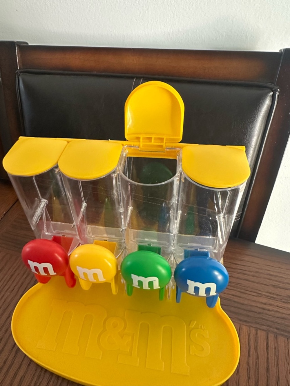 M&M'S Four-Color Candy Dispenser - Red Yellow Green Blue - Picture 2 of 4